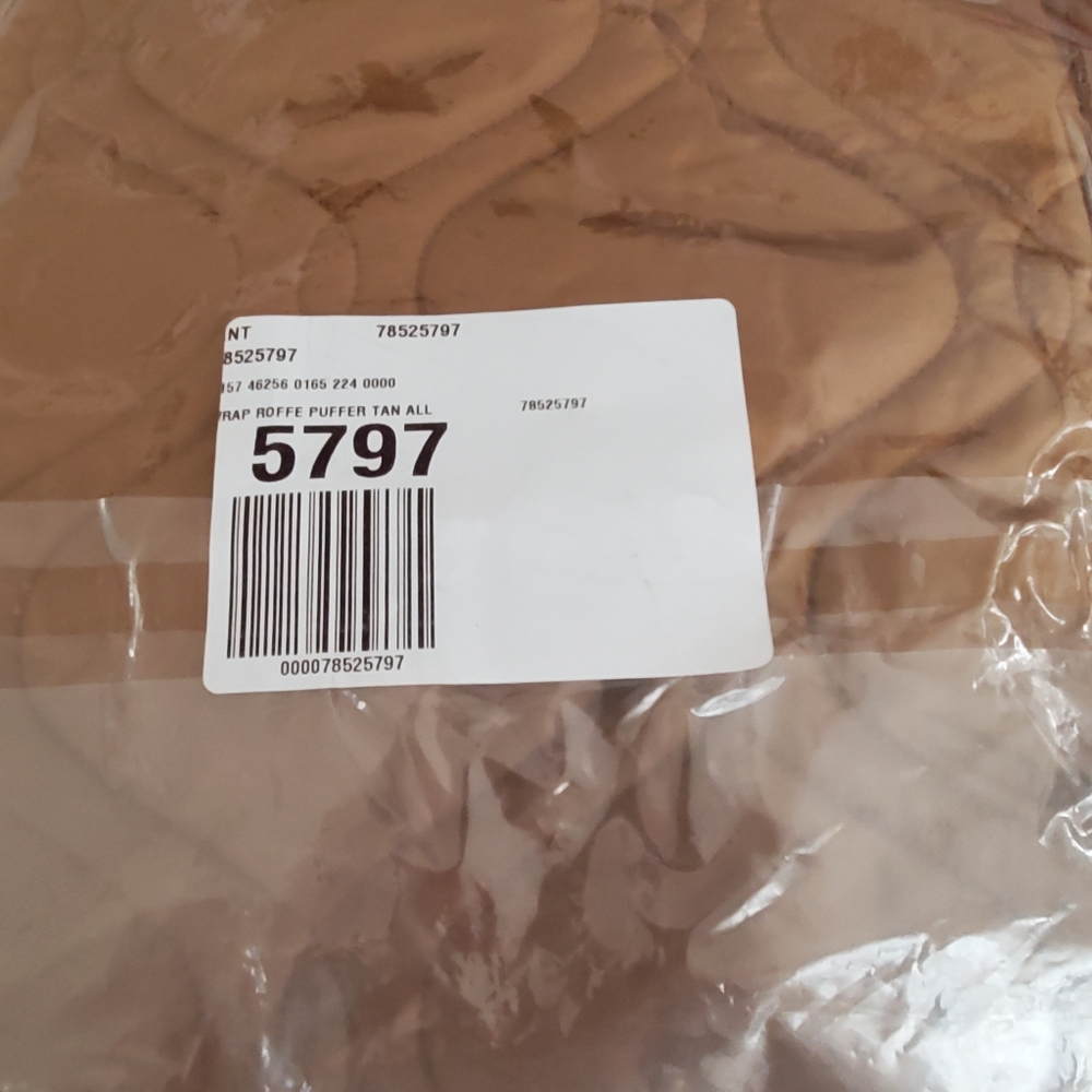 Anthropologie Puffer Wrap - tan/ochre - Picture 11 of 11